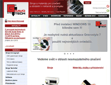 Tablet Screenshot of gravotech.cz