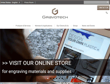 Tablet Screenshot of gravotech.fr