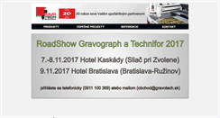 Desktop Screenshot of gravotech.sk